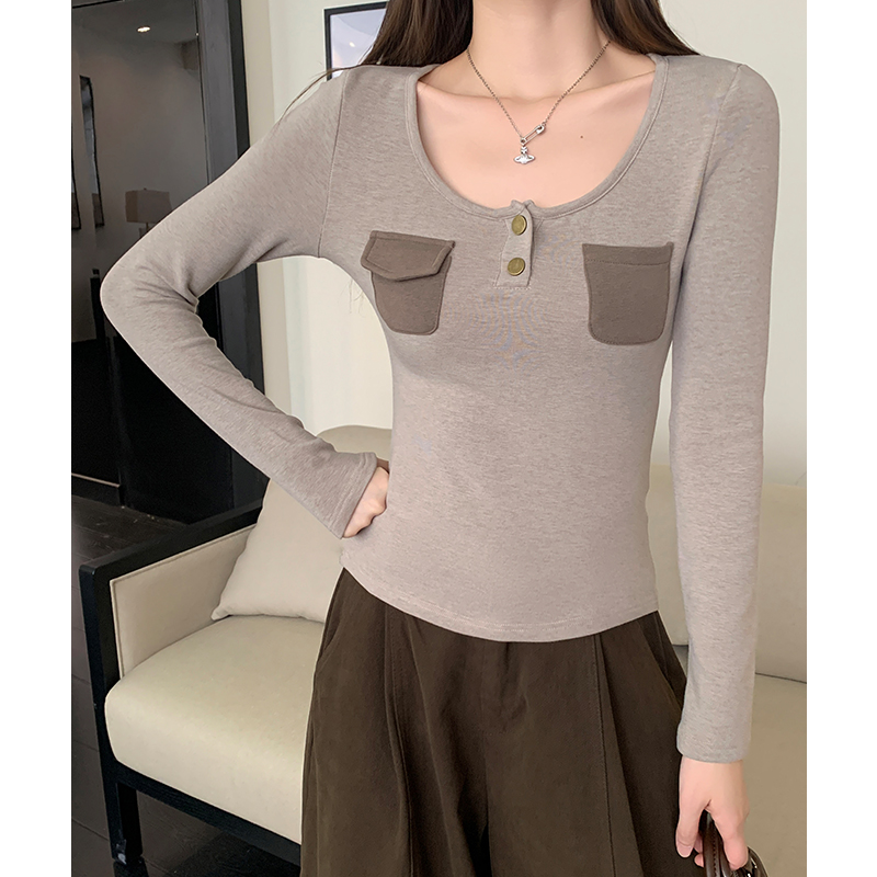 Autumn and winter bottoming shirt T-shirt for women