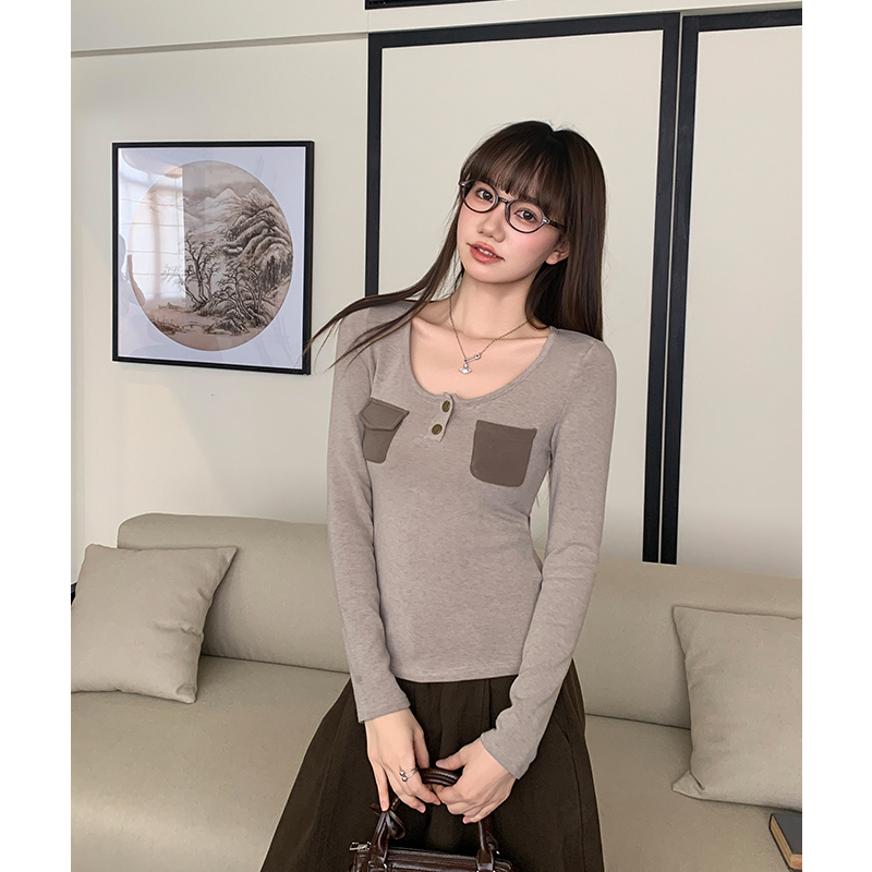 Autumn and winter bottoming shirt T-shirt for women