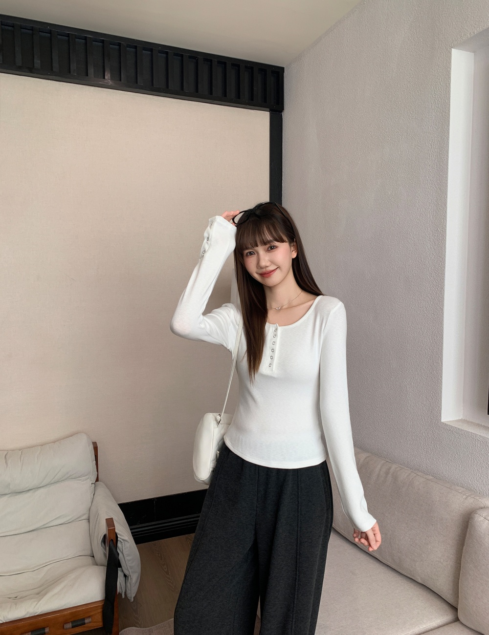 Plus velvet bottoming shirt T-shirt for women