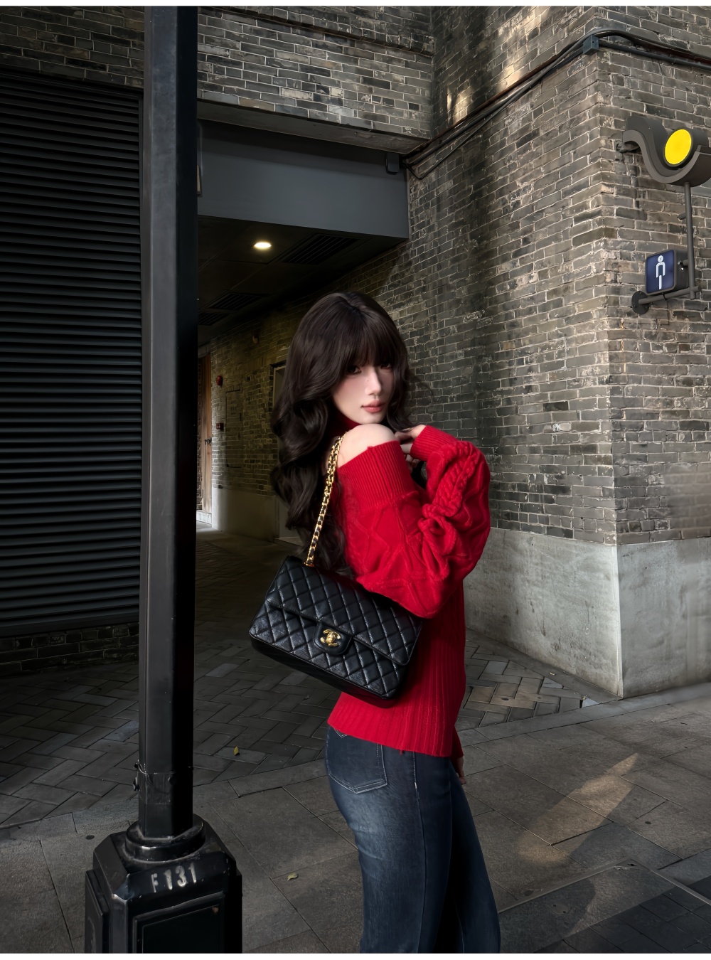 Wears outside tops flat shoulder sweater for women