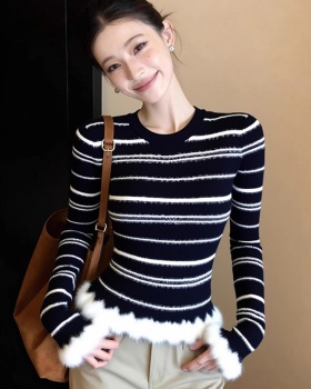 Autumn and winter bottoming shirt slim tops for women