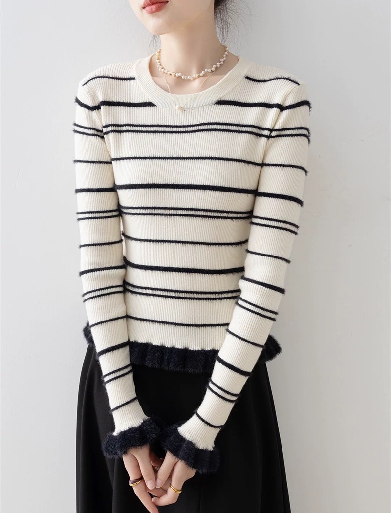 Autumn and winter bottoming shirt slim tops for women