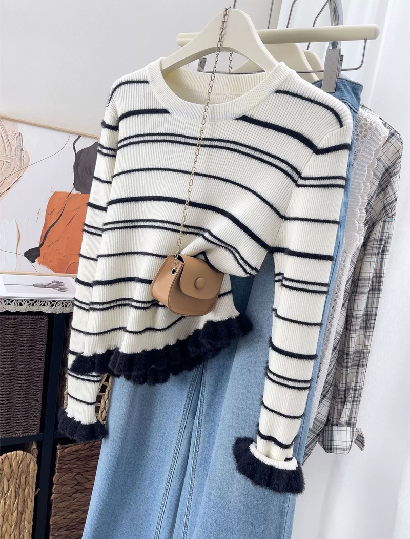 Autumn and winter bottoming shirt slim tops for women