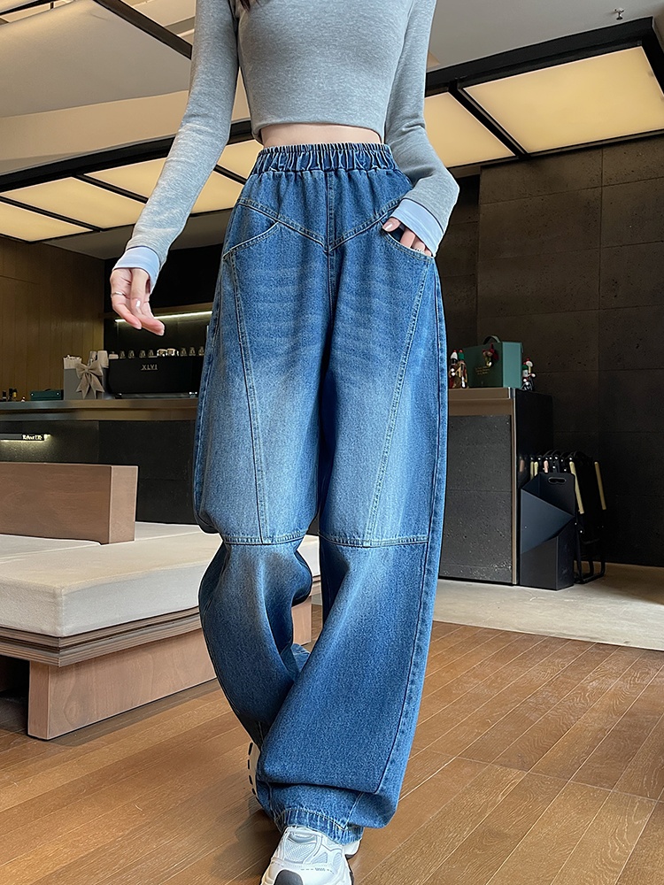 Straight pants fashion jeans for women