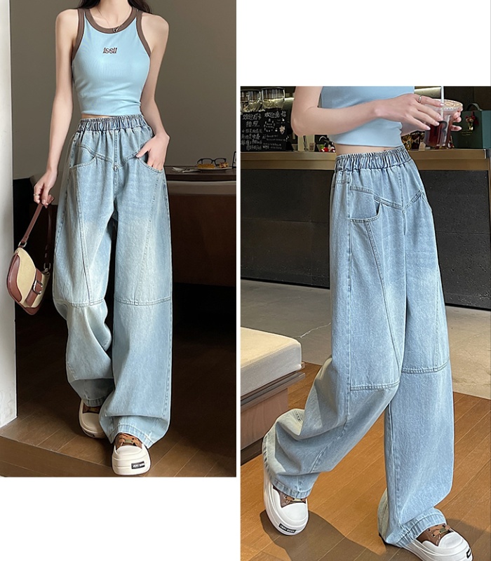 Straight pants fashion jeans for women