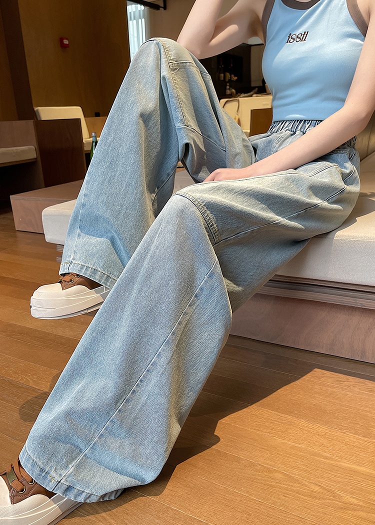 Straight pants fashion jeans for women