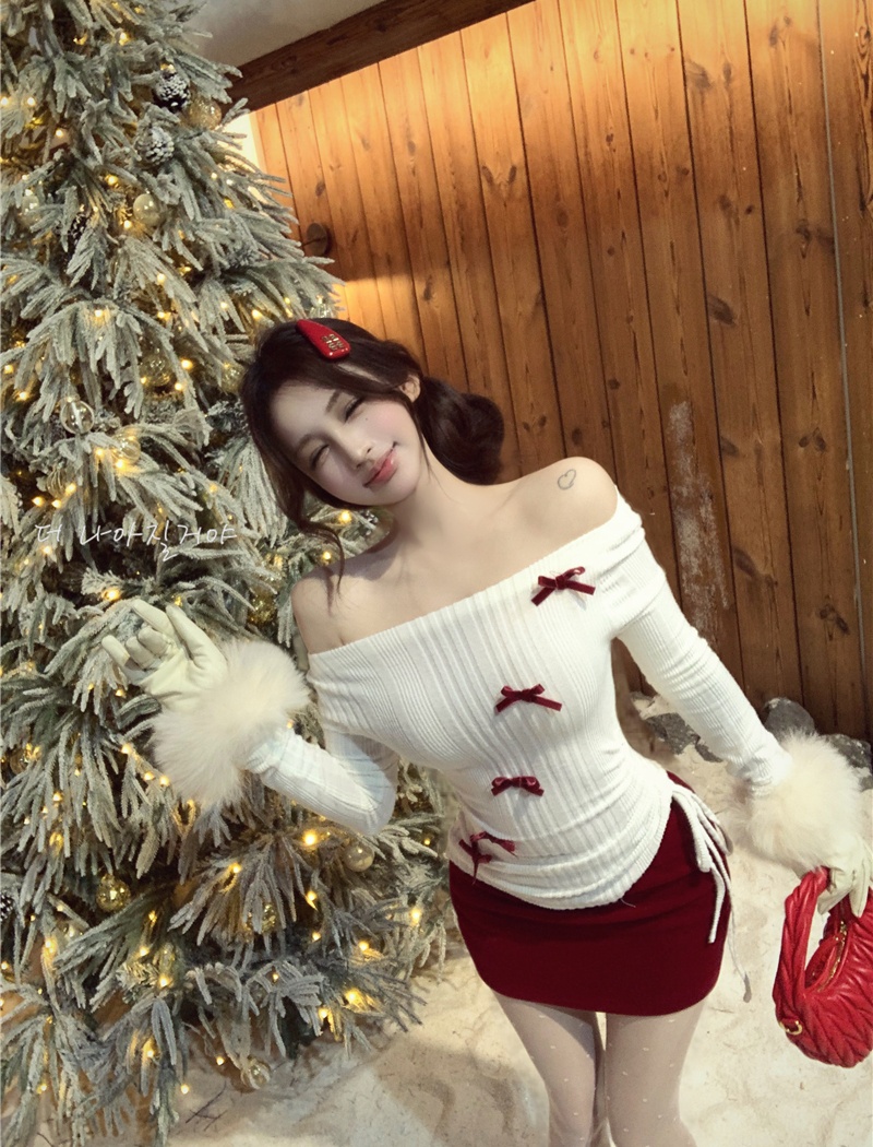 Package hip bottoming shirt sweater 2pcs set