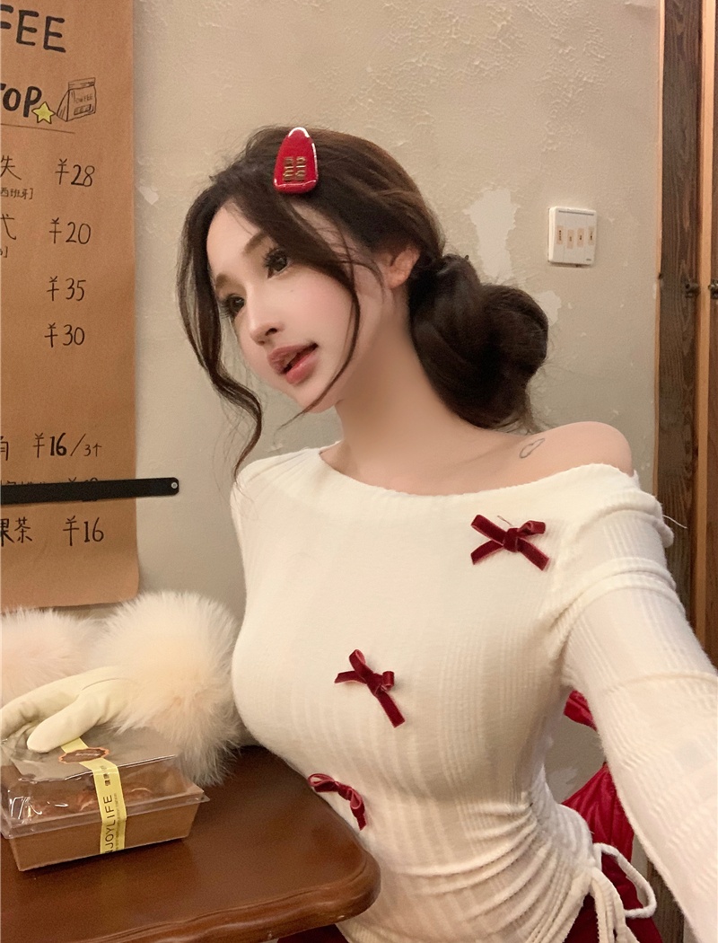 Package hip bottoming shirt sweater 2pcs set