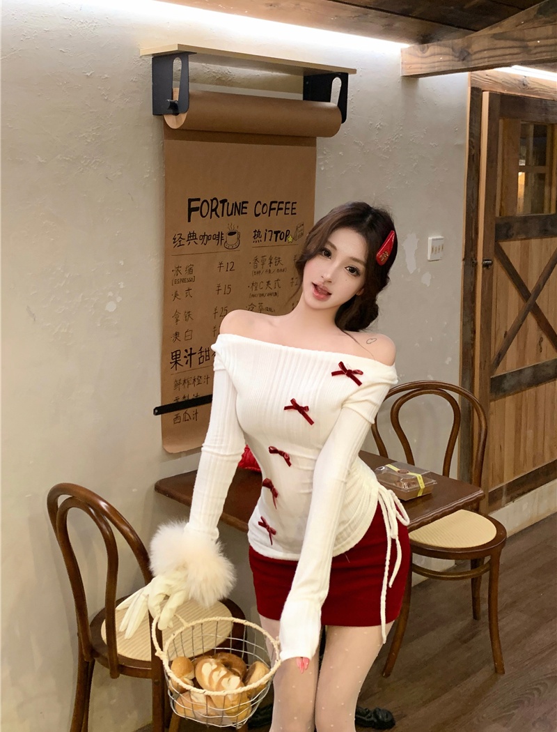 Package hip bottoming shirt sweater 2pcs set