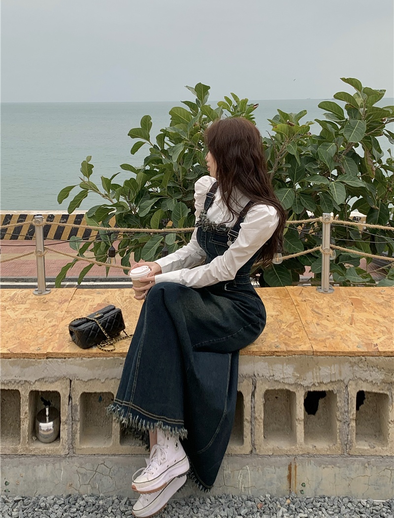 Unique temperament dress spicegirl strap dress for women