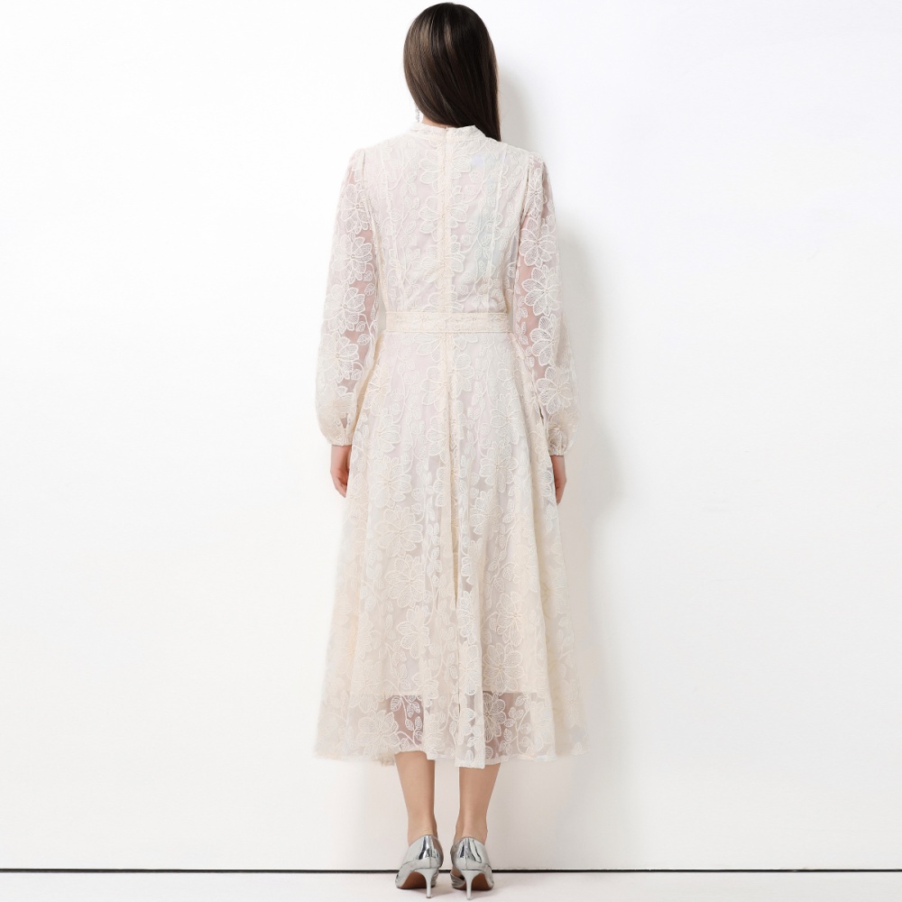 France style dress lace long dress for women