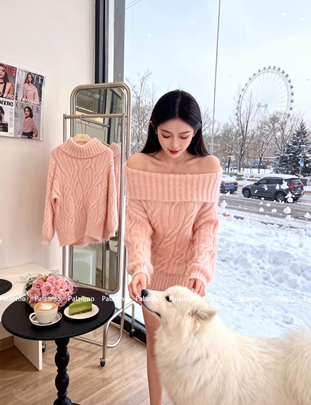 Korean style spring lazy tender sweater for women