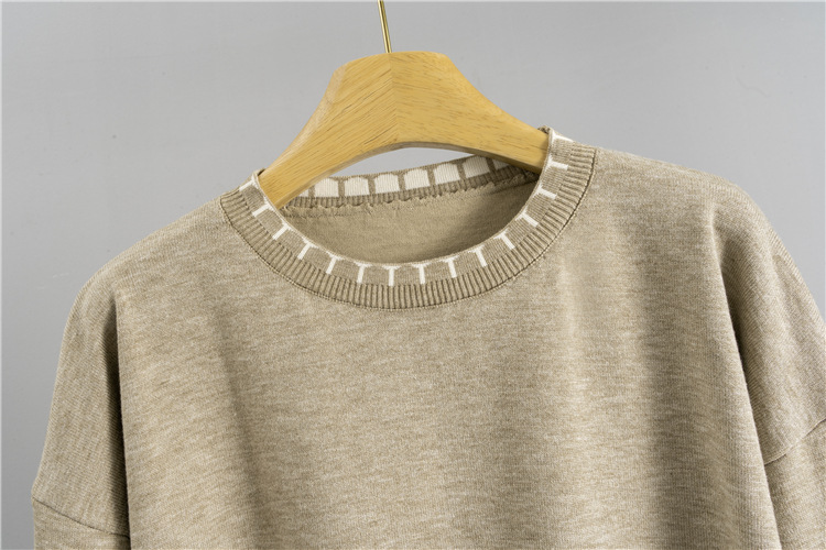 Fashion sweater wide leg pants 2pcs set for women