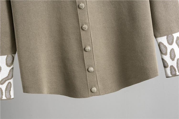 Knitted wide leg pants Casual cardigan 2pcs set