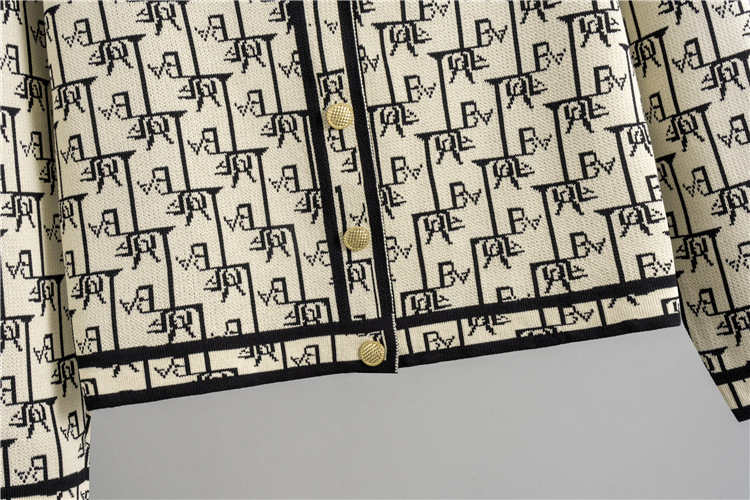 Slim letters sweater fashion long pants 2pcs set for women