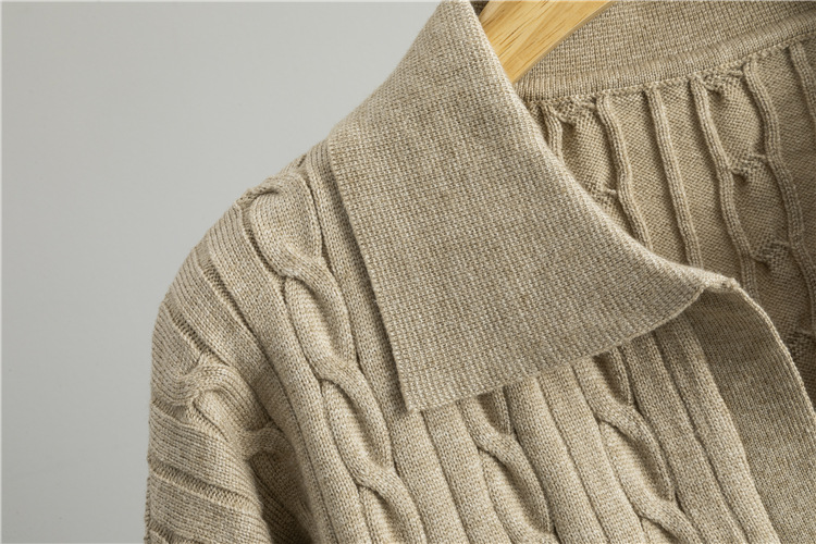 Temperament knitted sweater show young skirt 2pcs set