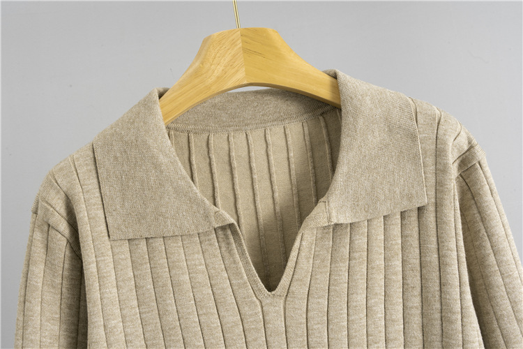 Loose tops pullover sweater 2pcs set for women