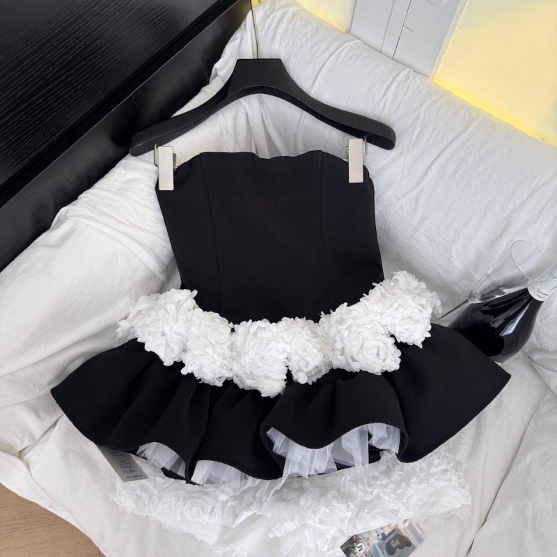 Splice short skirt shorts 2pcs set for women