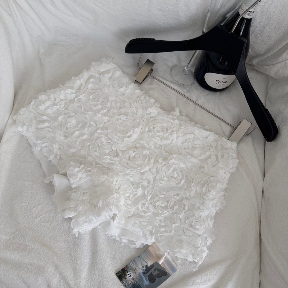 Splice short skirt shorts 2pcs set for women