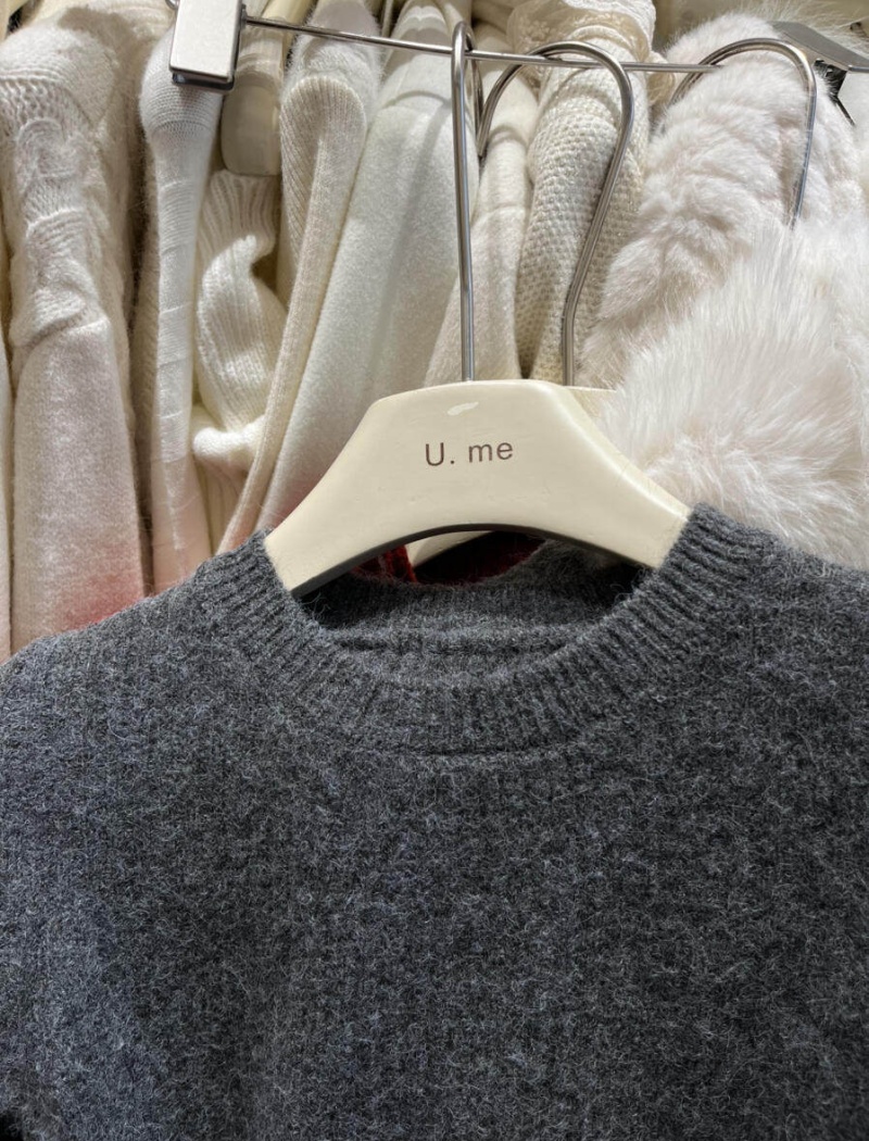 Slim single-breasted cloak winter cozy sweater a set