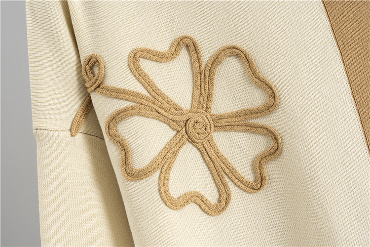 Autumn sweater loose wide leg pants 2pcs set for women