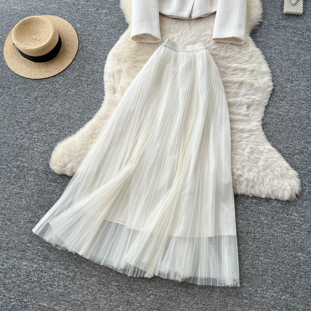 France style tops rhinestone skirt 2pcs set for women