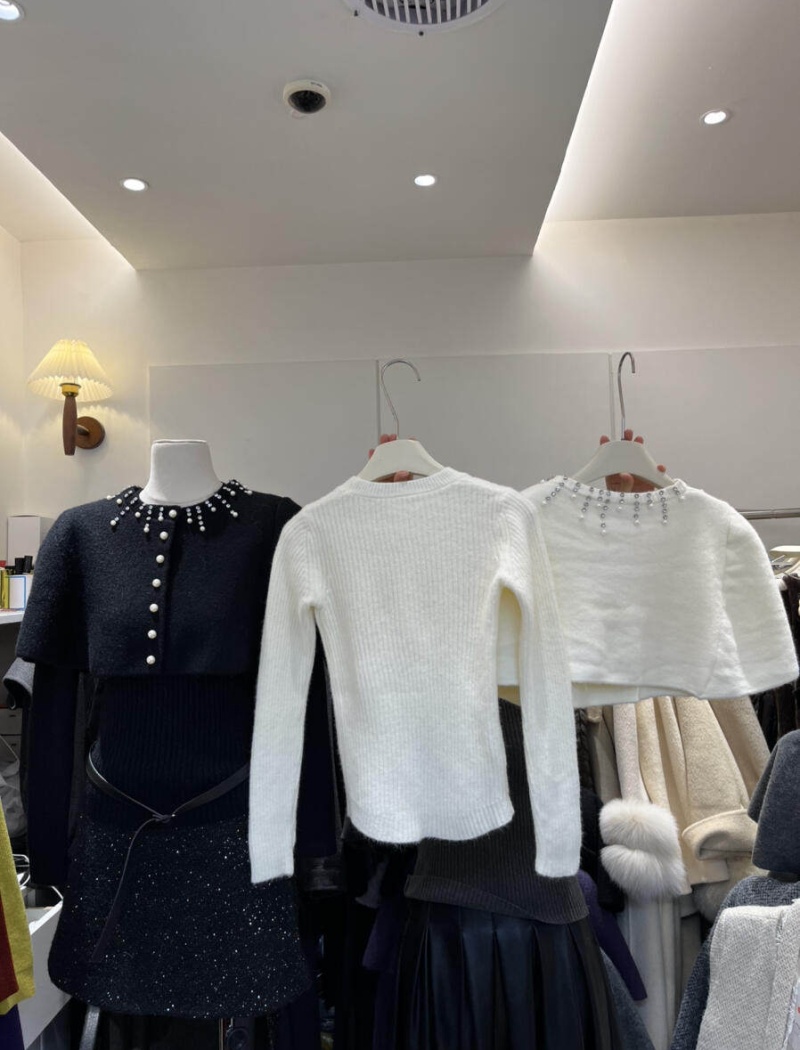 Fashion all-match sweater slim pullover cloak a set for women