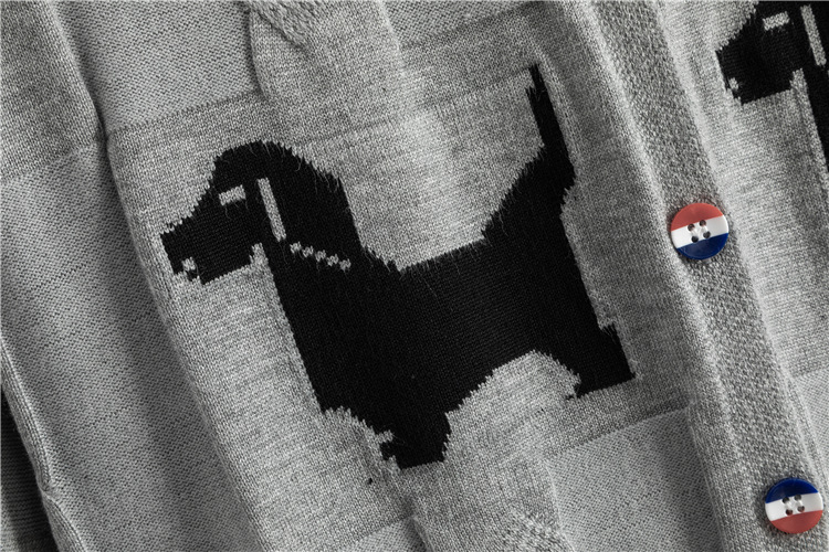 Jacquard cardigan coat 2pcs set