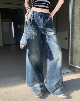 Fashion jeans spicegirl wide leg pants for women