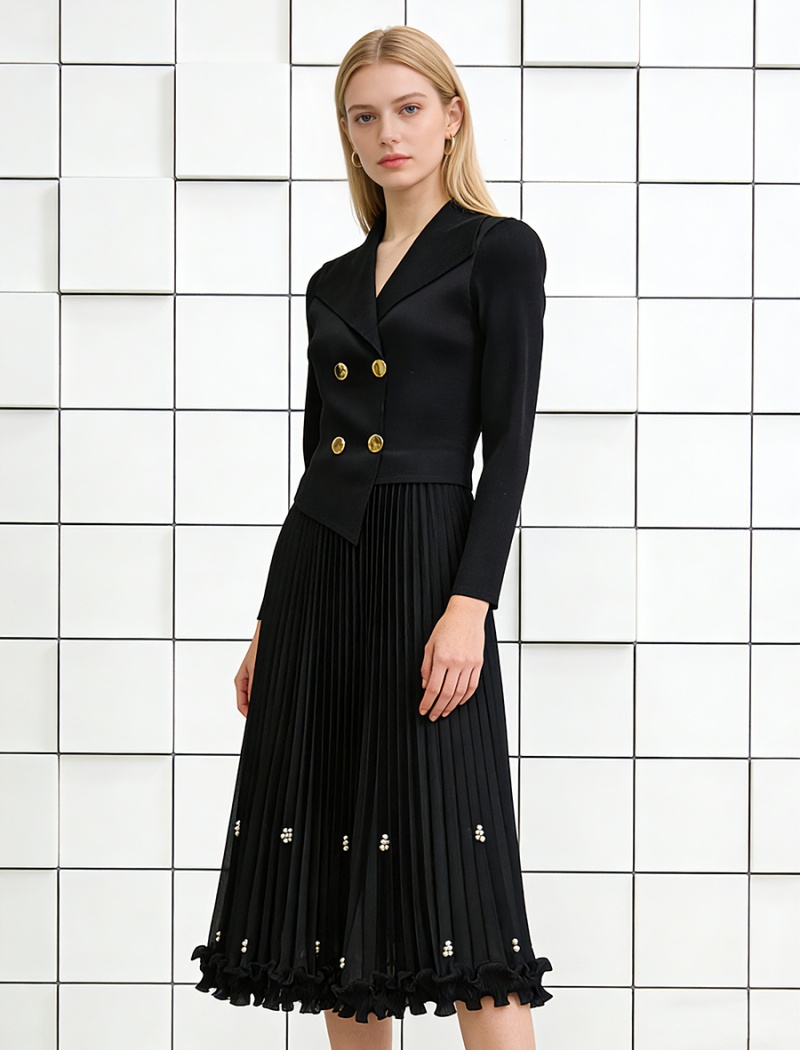 Beading business suit European style dress