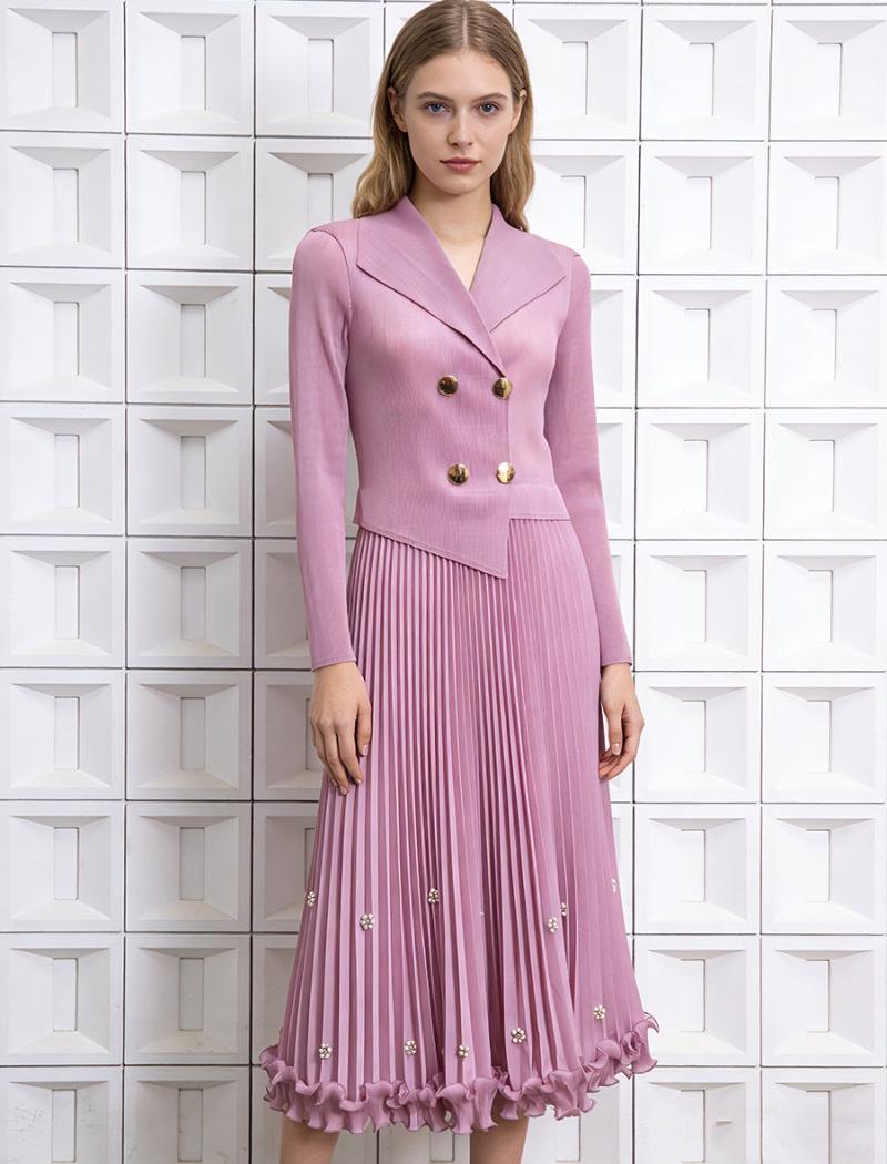 Beading business suit European style dress