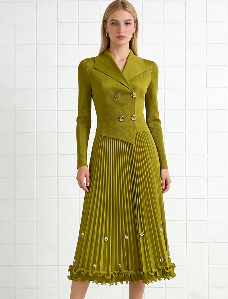 Beading business suit European style dress