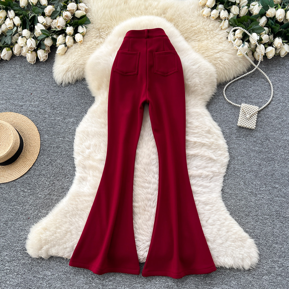 All-match drape pants micro speaker casual pants for women