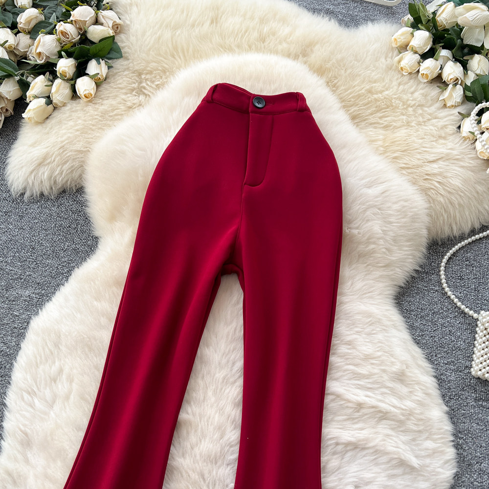 All-match drape pants micro speaker casual pants for women