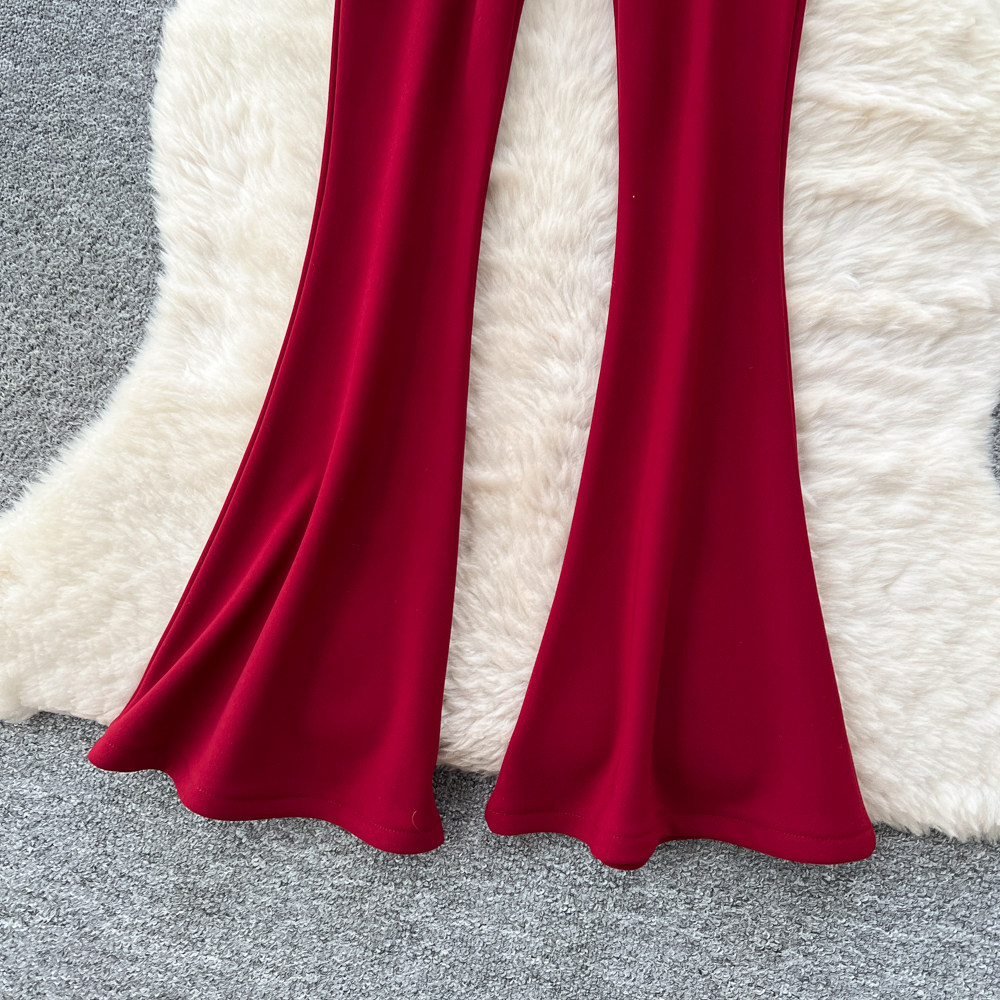 All-match drape pants micro speaker casual pants for women