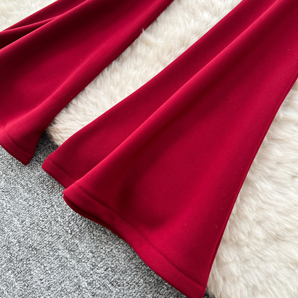 All-match drape pants micro speaker casual pants for women