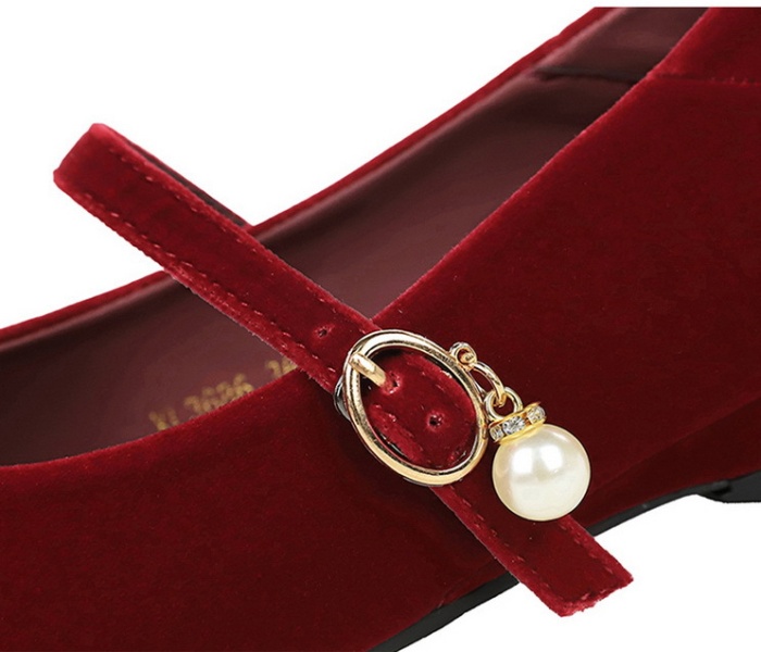 Slipsole commuting low pointed shoes for women