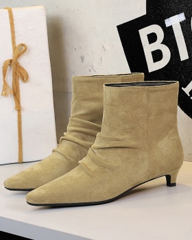 Temperament low cylinder boots retro short boots