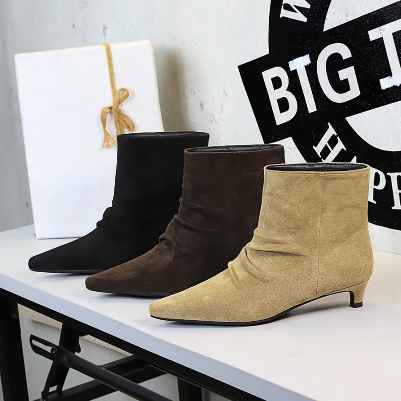 Temperament low cylinder boots retro short boots