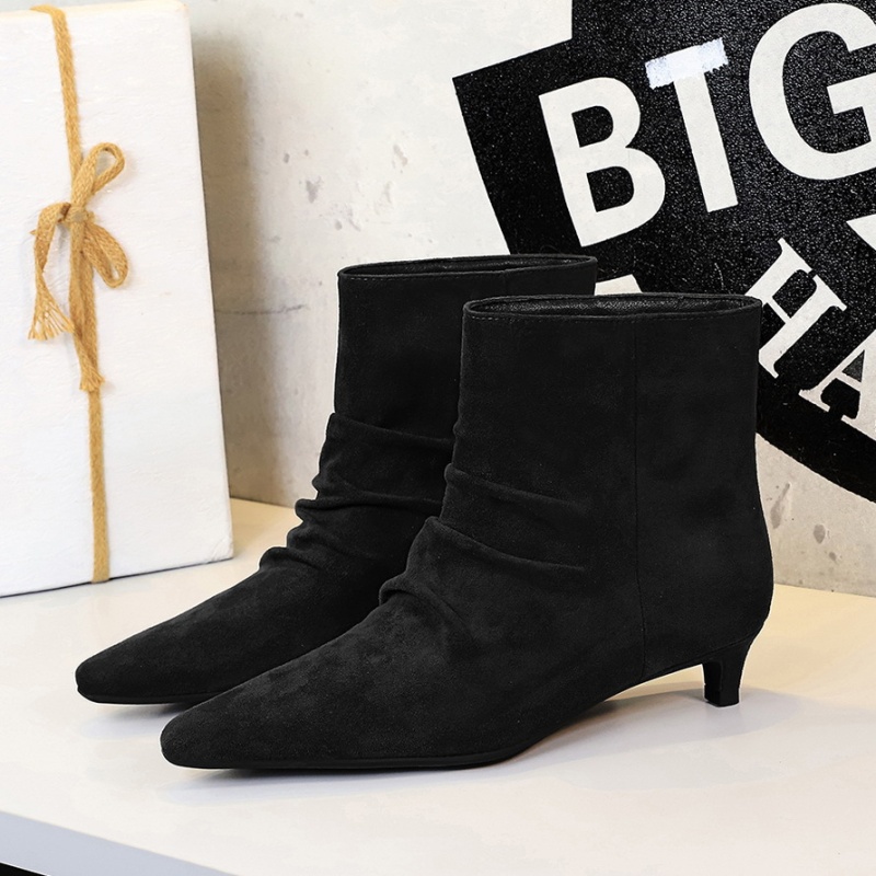 Temperament low cylinder boots retro short boots