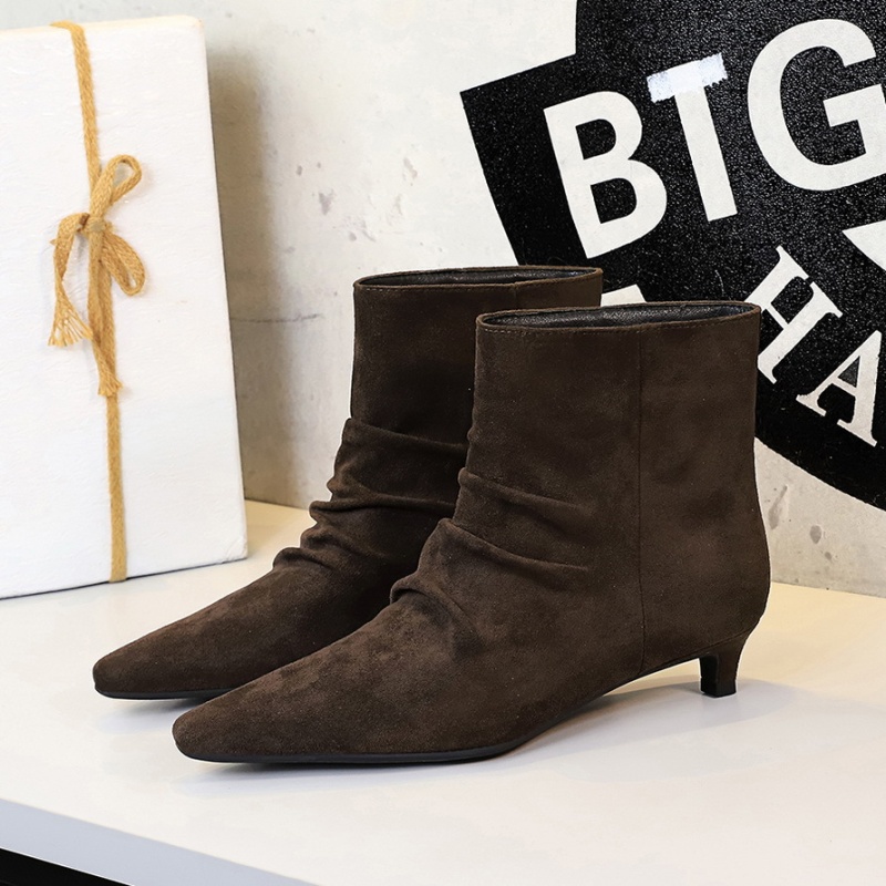 Temperament low cylinder boots retro short boots