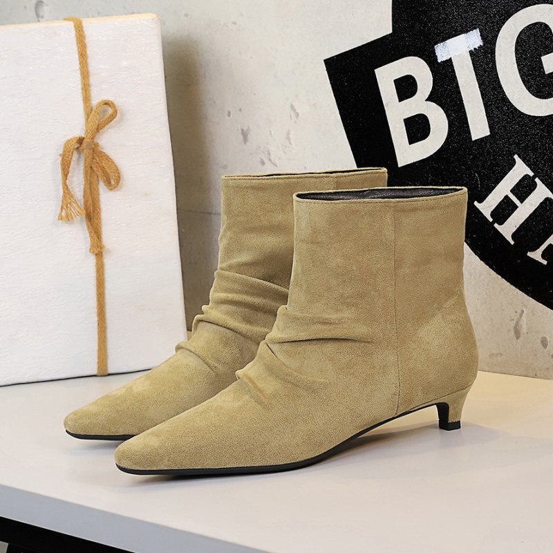 Temperament low cylinder boots retro short boots