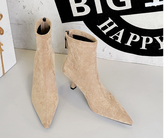 All-match short boots broadcloth boots for women