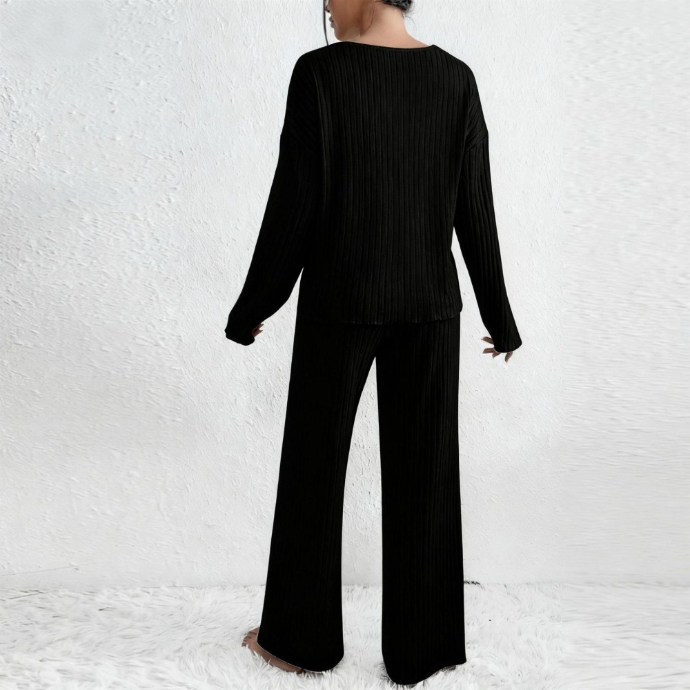 Loose casual pants Casual tops a set for women