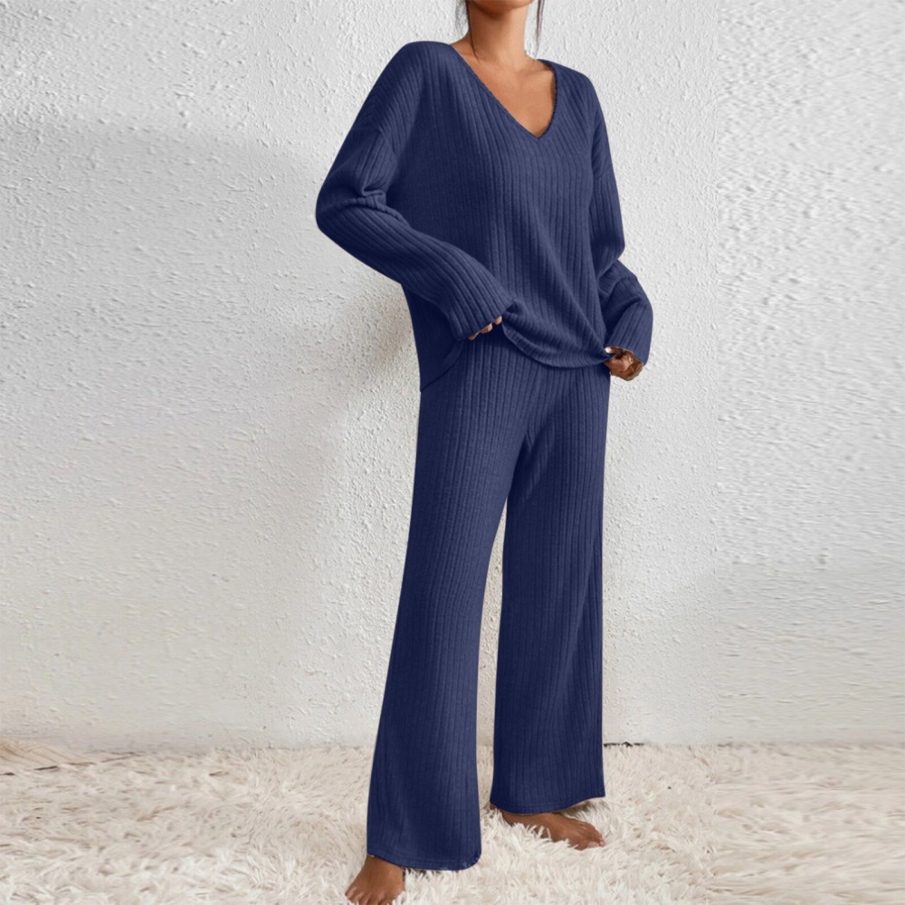 Loose casual pants Casual tops a set for women
