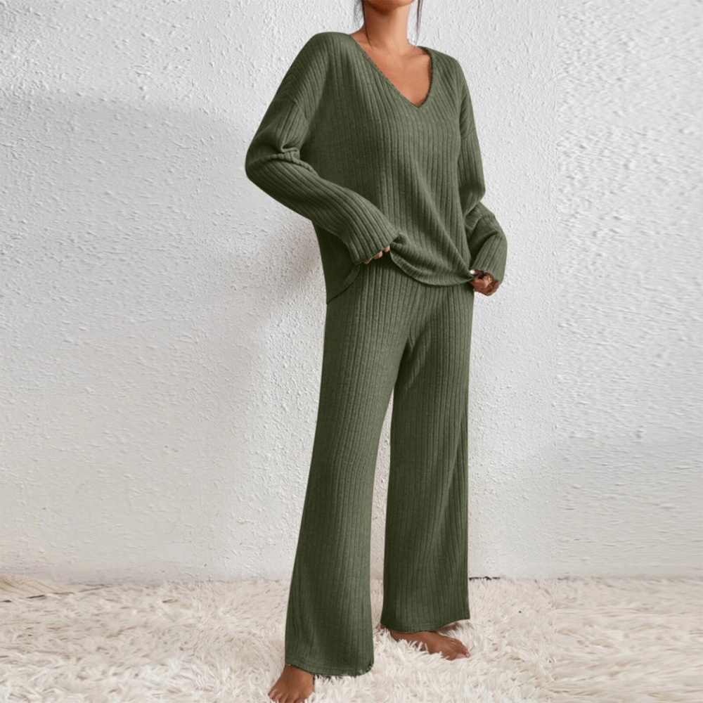Loose casual pants Casual tops a set for women