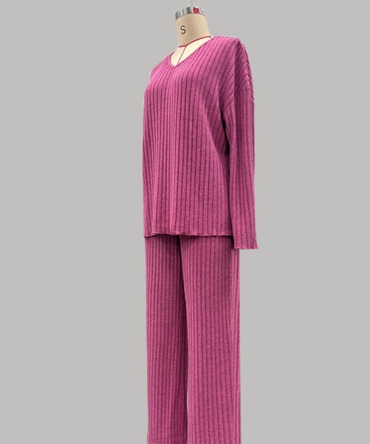 Loose casual pants Casual tops a set for women