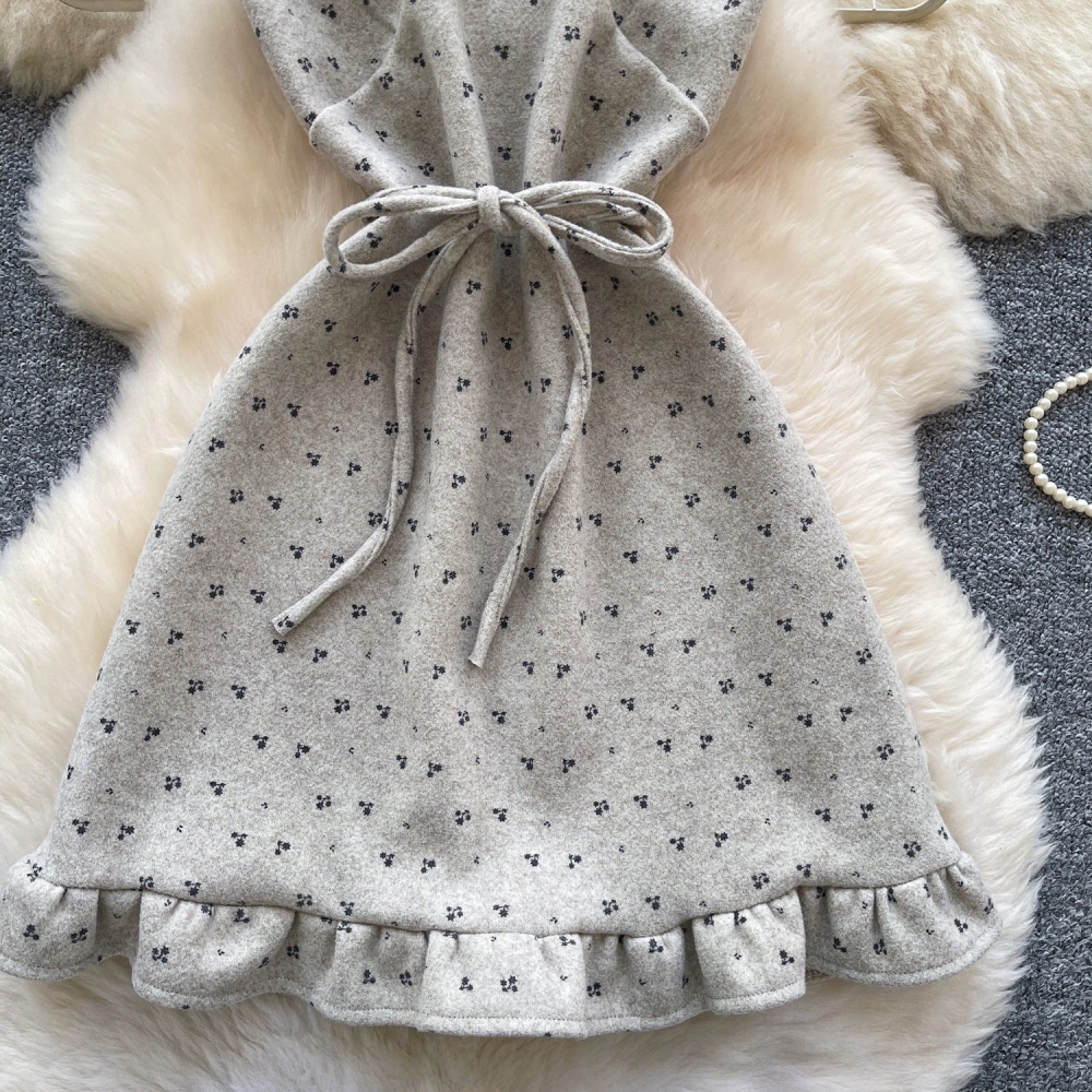 Sleeveless bow dress sweet sleeveless dress for women