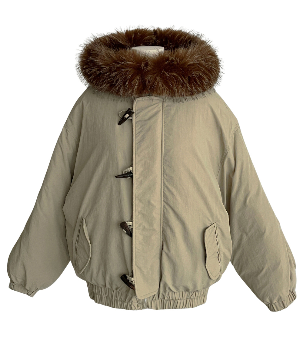 Winter hooded cotton coat slim coat for women