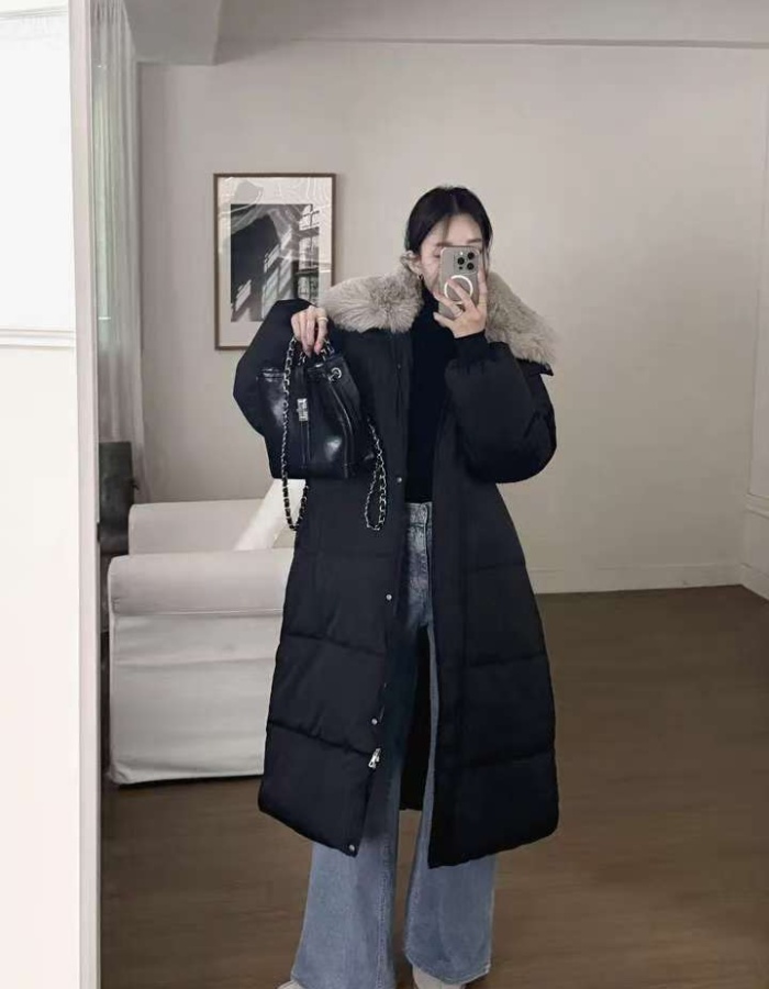 Korean style winter bread clothing pinched waist coat